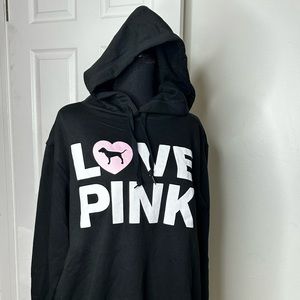 Black Limited Edition VSPINK Originals Pullover Hoodie NWT